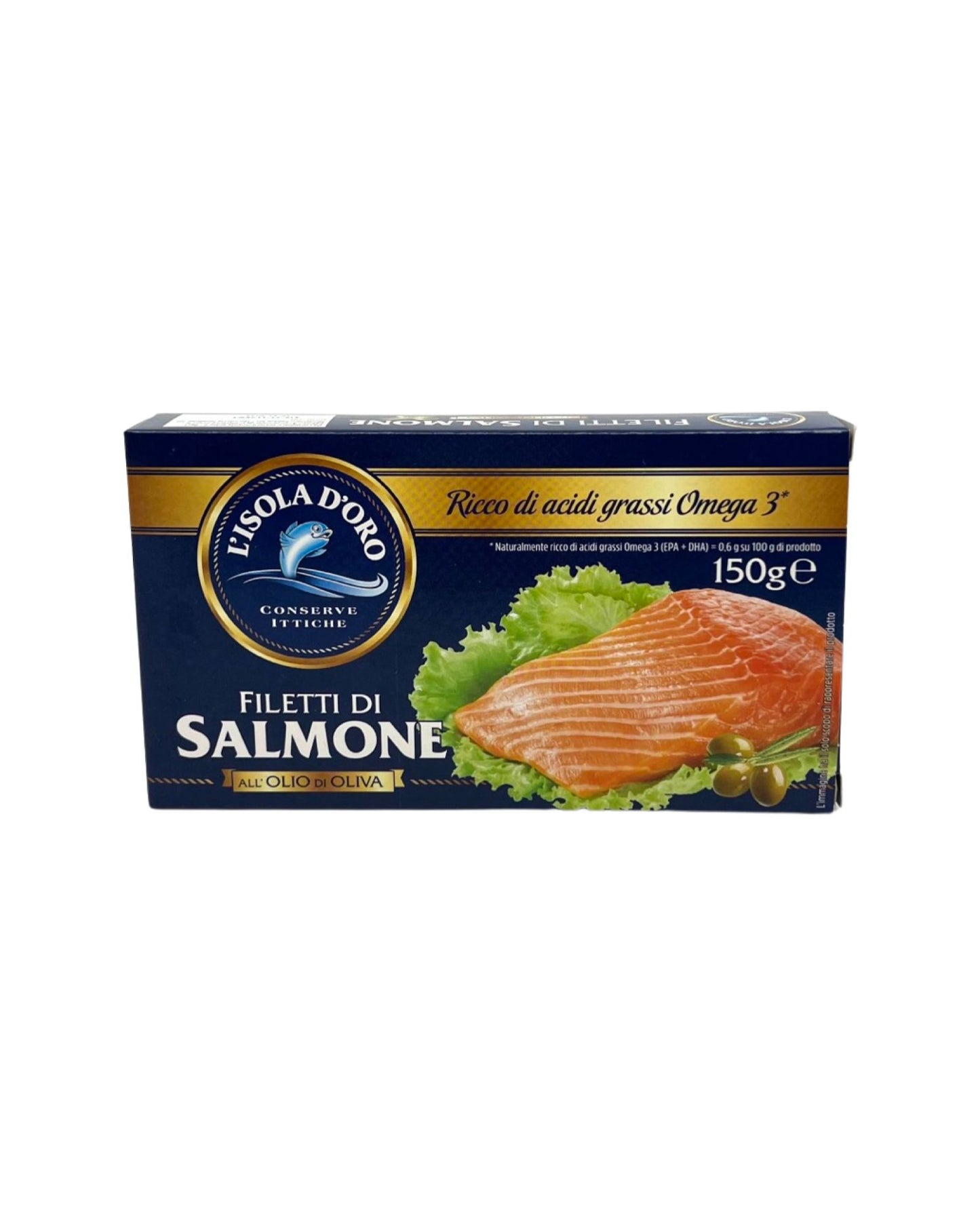 Salmon fillets in olive oil (150g)
