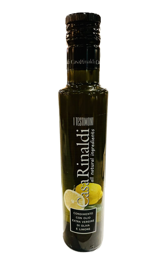 Flavoured extra virgin olive oil with lemon (250ml)