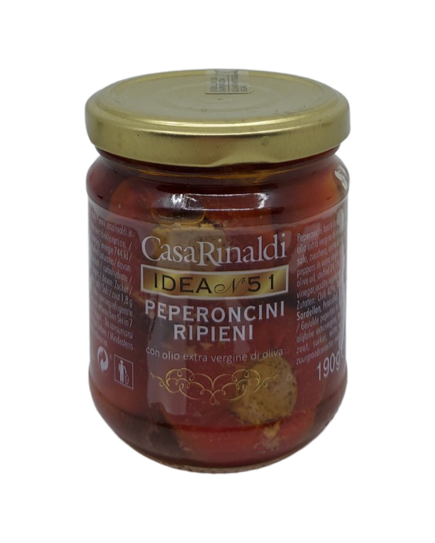 Peperoncini Ripieni - stuffed with premium tuna (190g)
