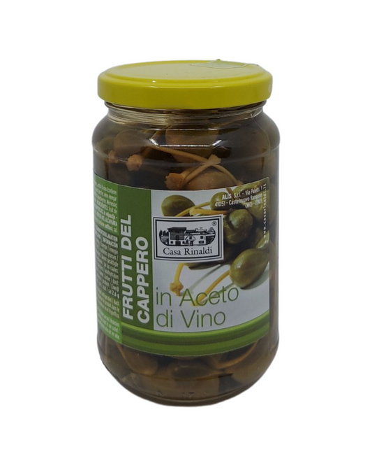 Capers with steal in vinegar (370g)