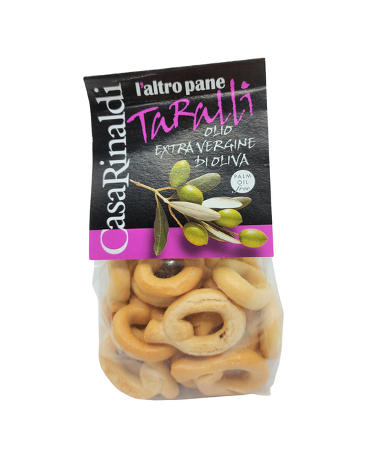 Traditional Taralli with extra virgin olive oil (200g)
