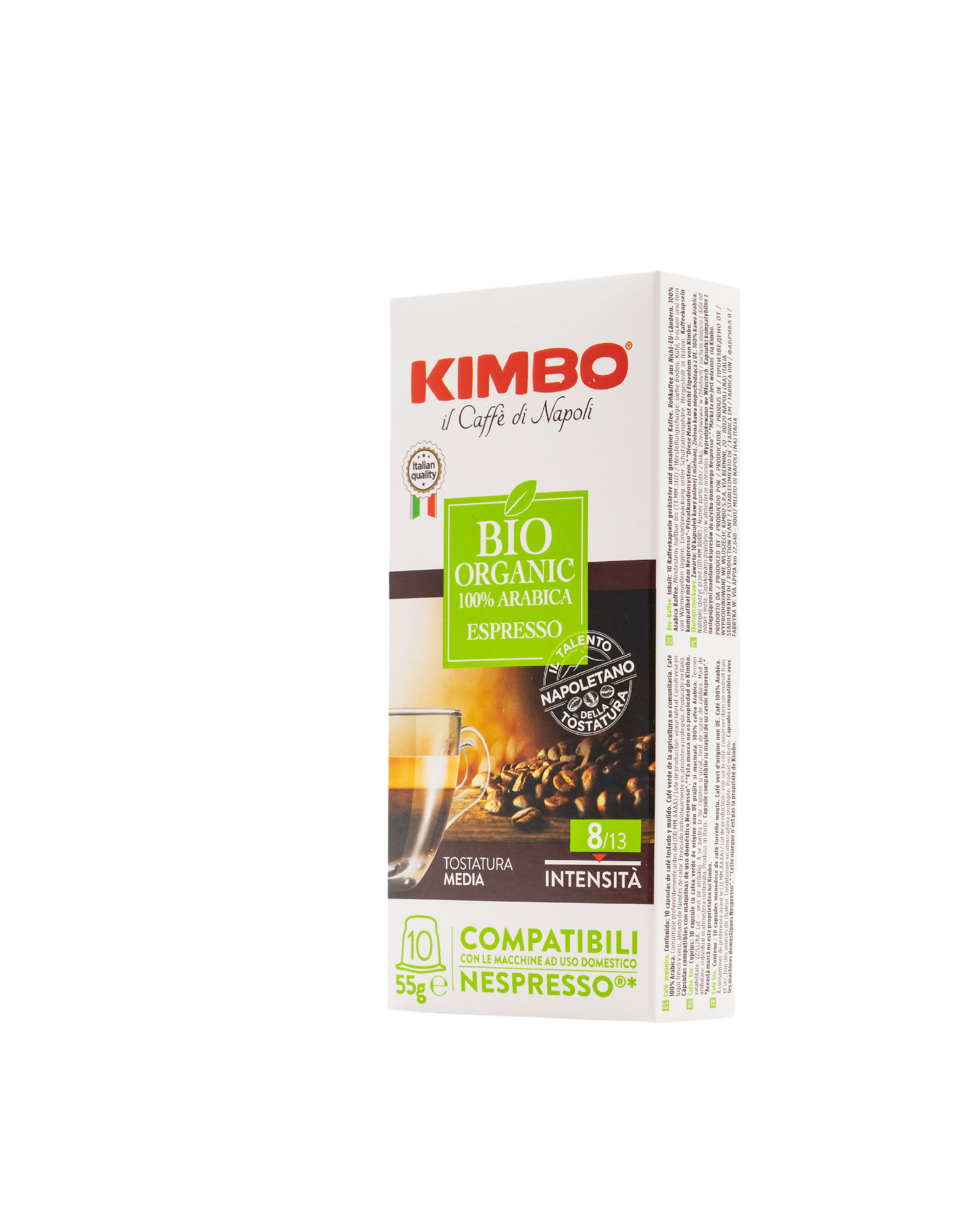 KIMBO - NC BIO Organic (10 capsules) - full case