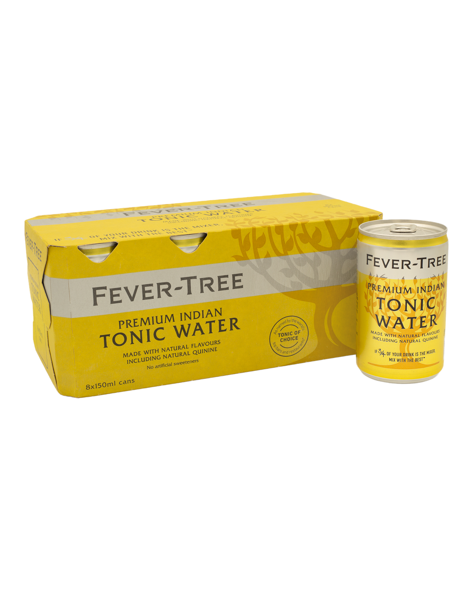Fever-Tree Premium Indian Tonic Water mini can (150ml x 8)