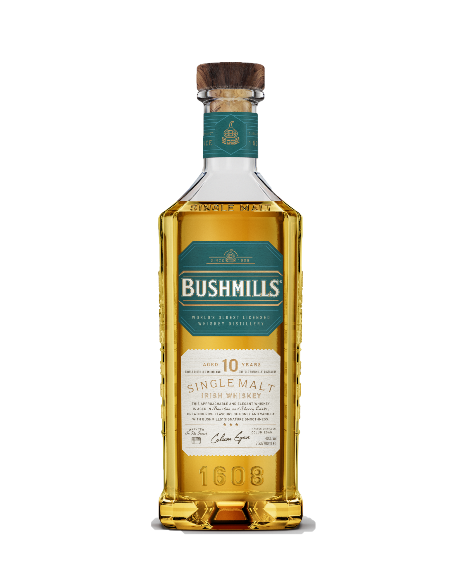 Bushmills Single Malt 10 Years Irish Whiskey (700ml)